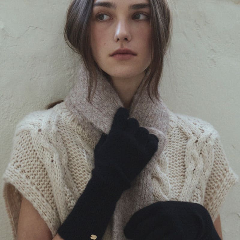 Marchen 100% Cashmere Fine Gloves_5color