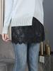 Korean Lace Layered Anti-Exposure Short Skirt - Fashionable Outerwear