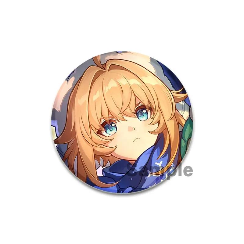 32/44/58mm Honkai Star Rail Brooch On Backpack  Asta Hook Kafka Arlan Cartoon Cosplay Badge Lapel Pins for Clothes Accessories Gift