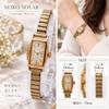 Used 543 SEIKO Solar Seiko Ladies Watch Manual Wind Working Rectangular 60s Vintage