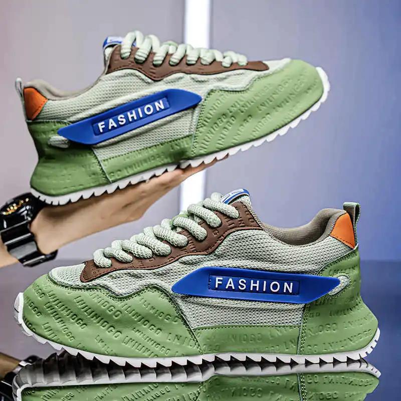 Fashion Parkour Round Toe Man's White Male Tennis Shoes Casual Husband Sneakers Luxury Designer Boots Sport Fit Excercise Lux