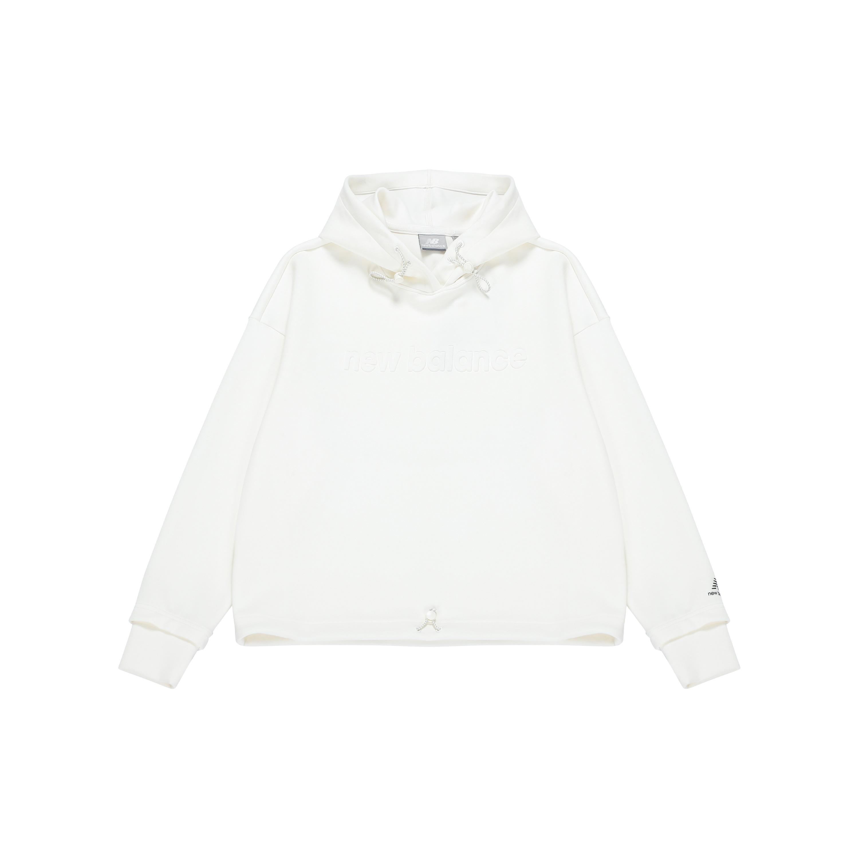 (WMNS) New Balance Casual Logo Hoodie Asia Sizing White Women s 5CC39742-IV XL
