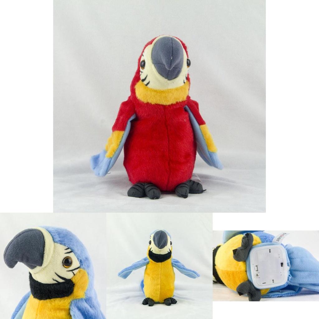 Electric Talking Plush Parrot Toy- Learn To Speak And Flap The Wings- Ideal Children's Gift