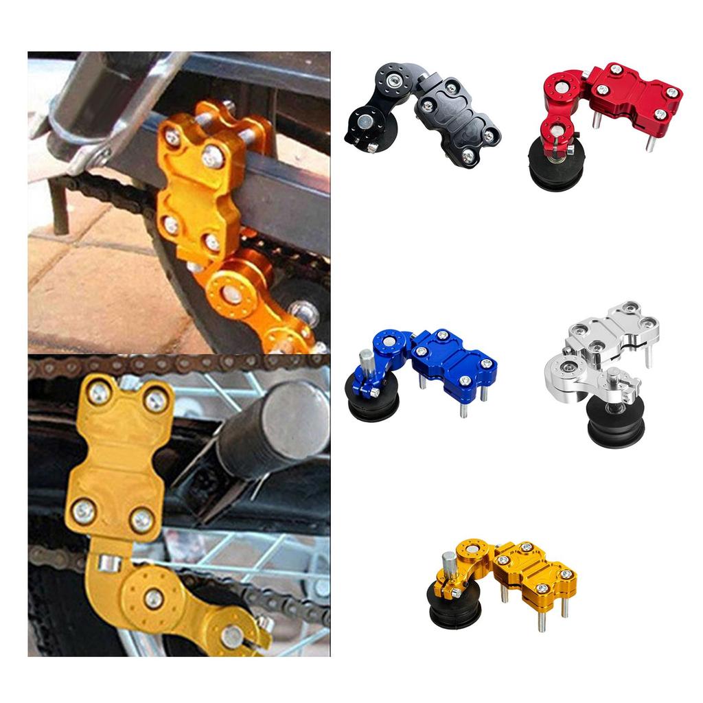 Universal Motorbike Chain Adjuster Professional Aluminum Alloy Tension Adjustment Tool for Offroad Bikes