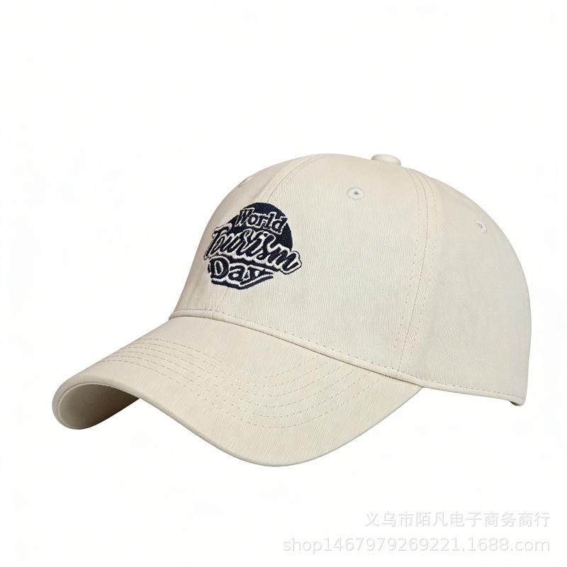 Spring and summer new letter embroidered baseball cap men's and women's fashion versatile trend sun hat travel sun protection cap