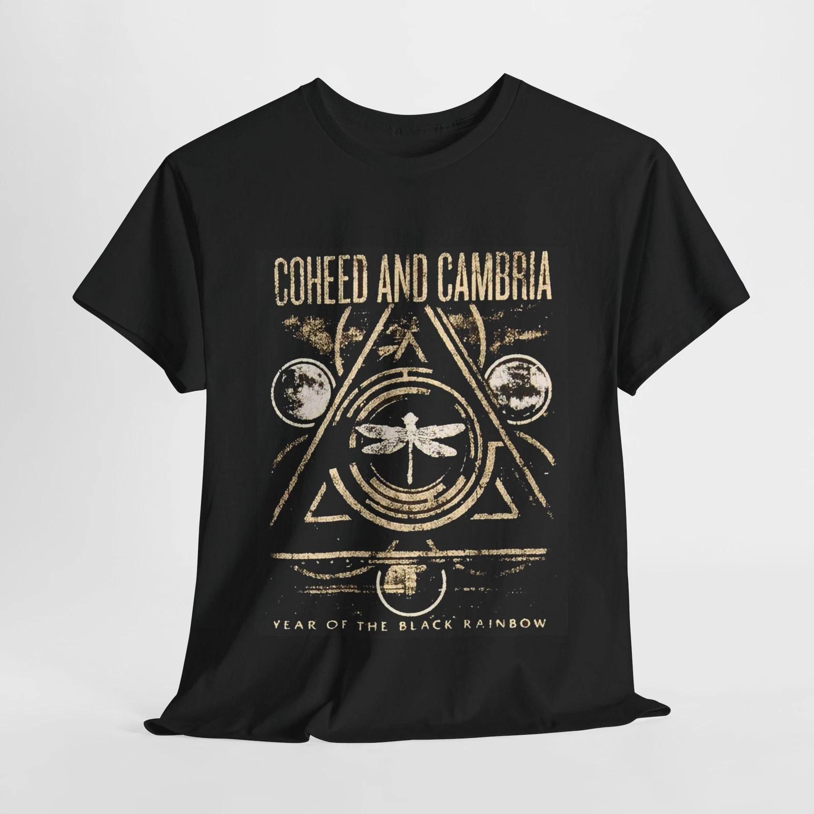 

Coheed And Cambria Tshirt Retro Rock Band Merch Unisex Heavy Cotton Tee 2XL