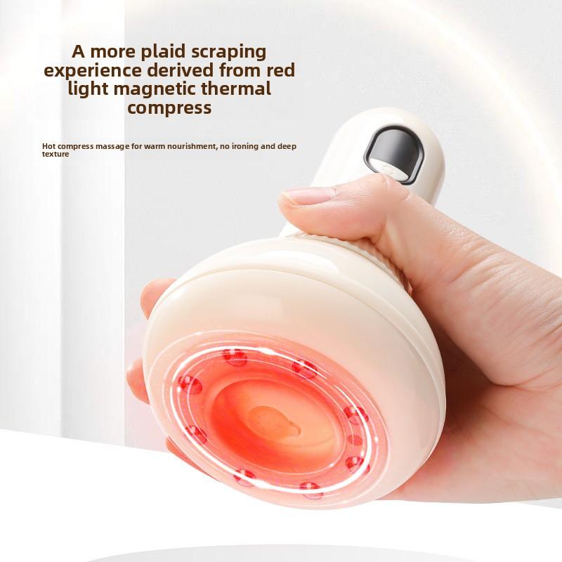 Neues elektrisches Schabinstrument, Meridianausbaggerung, kabelloses Hand-Vakuumgerät, multifunktionaler Dosen-Edelstahlkugel-Massagegerät