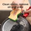 Thickened Wood Pulp Cotton Dishwashing Sponge, Non-oil-sticking Cloth, Kitchen Cleaning Dishwashing Scouring Pad