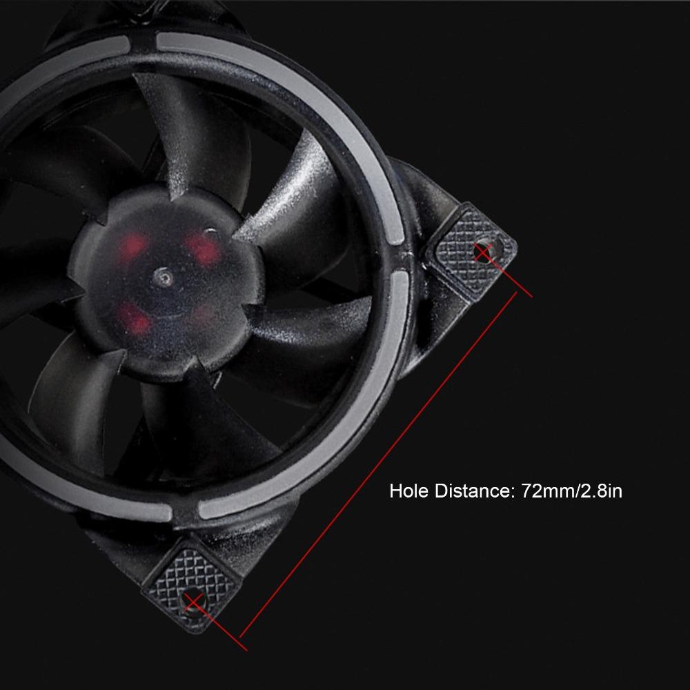 7 Blades PC Case Fan 5V PWM ARGB Case Fan LED Lighting 80mm PWM ARGB Case Fan  CPU Cooler