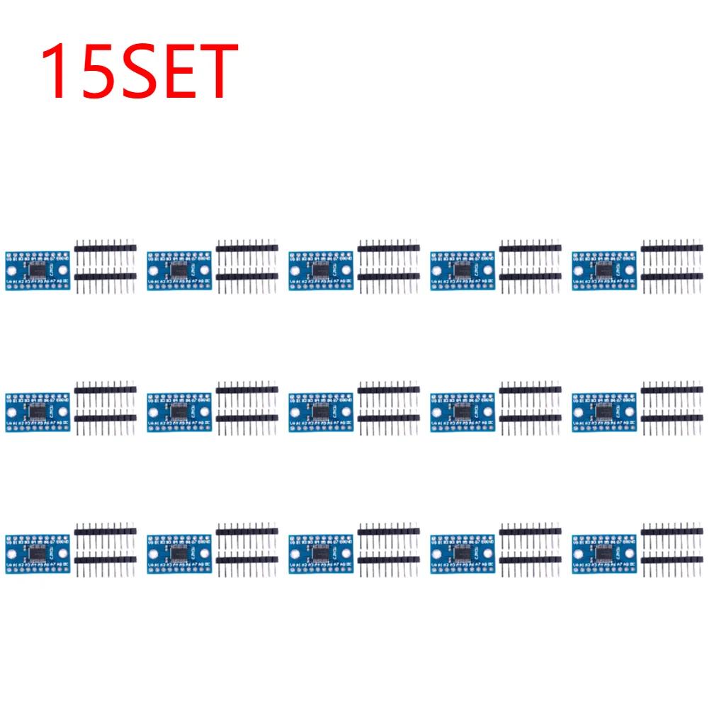 20-1SET TXS0108E TTL Bidirektionaler Gegenseitiger Konverter 3,3V 5V 8-Kanal Logikpegel-Schaltwandler Hohe Geschwindigkeit für Raspberry Pi