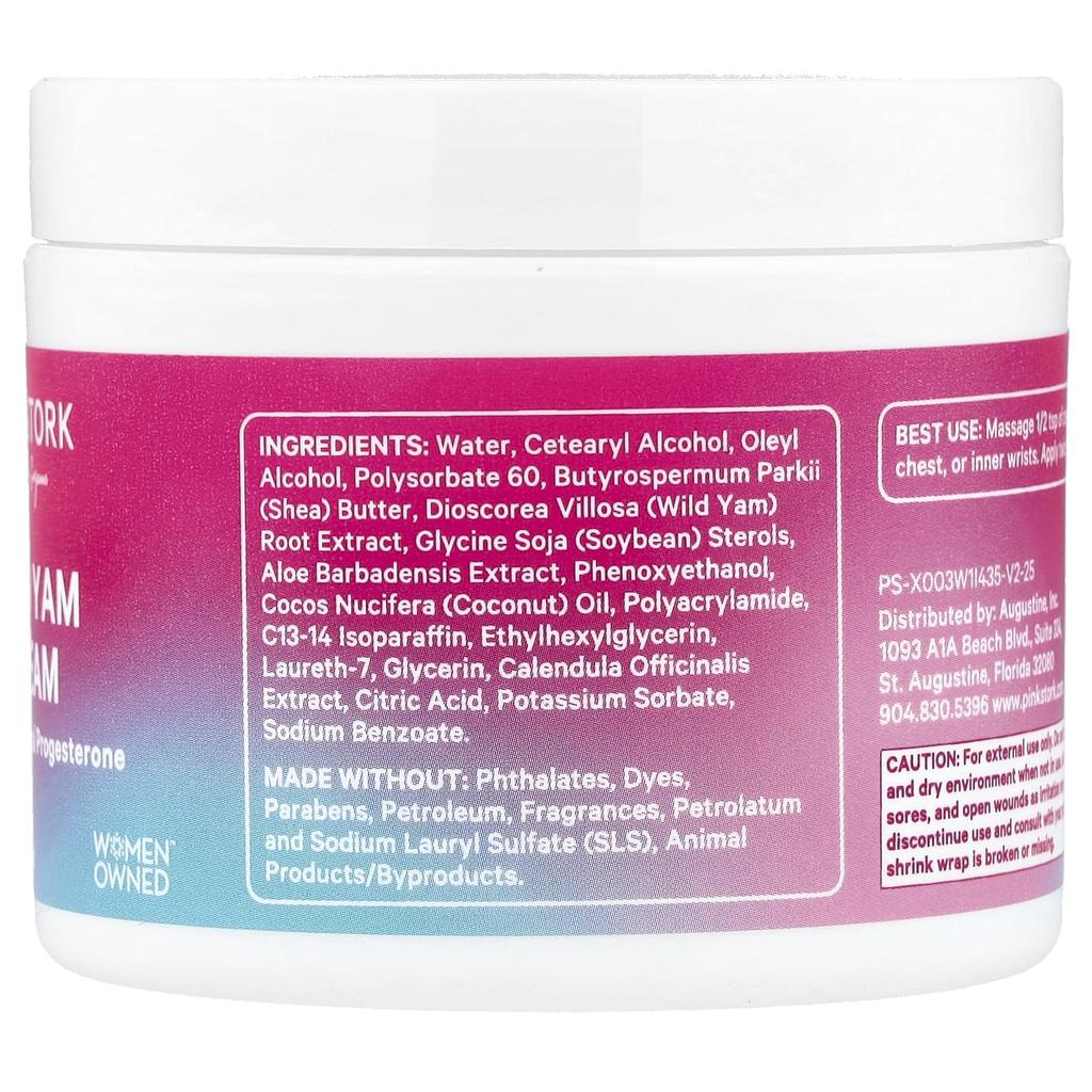 Pink Stork, Wild Yam Cream, 120ml (4 Fl Oz)