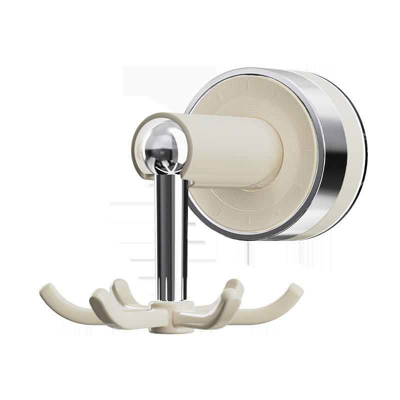 Drehbarer Saugknapf-Haken für Bad & Küche – Bohrfrei, Starkes Vakuum, Rückstandsfrei, Kleber für Türen & Wände.