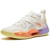 Anta Men Shuihua 6 Professional Basketball Shoes Off White Orange Purple 112421108-4