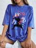Japanese Martial Arts Cotton Washed TShirts Womens Summer Oversized Tops ONeck Comfortable Short Sleeve T Shirt Basic Clothes