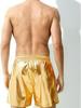 Pantalones cortos casuales de playa de charol para hombre 2024