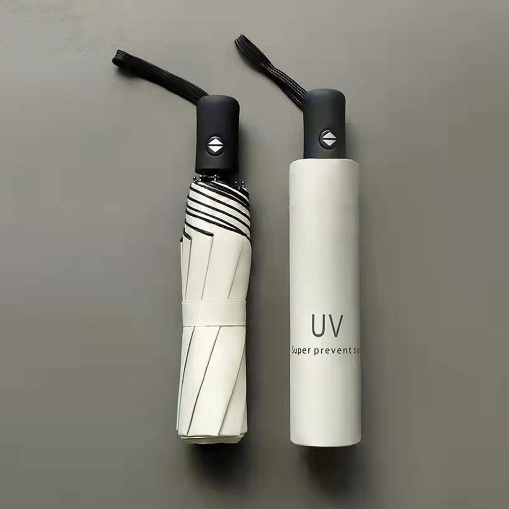 Fully Automatic UV Resistant Umbrella Windproof Sun Umbrella Simple Large-sized Sun Protection Umbrella Light Luxury Umbrella