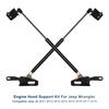 1 Pair Front Hood Lift Support Kit Struts Bar Rods Assist Kit For Jeep Wrangler JK Models 2011-2018 Gas Spring Bracket