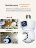 E27 Dual-Screen 360° WiFi Home Surveillance Bulb Camera, Full HD Color
