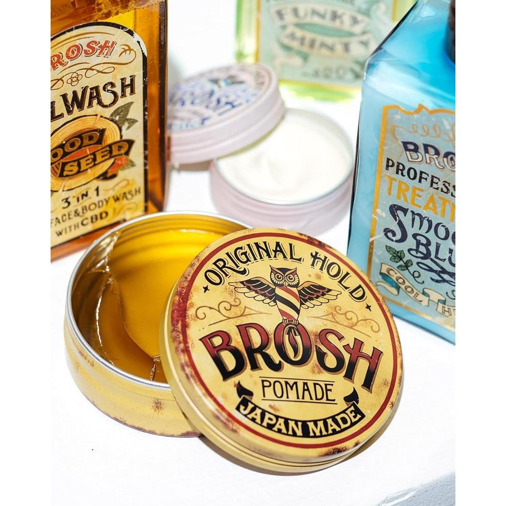BROSH Pomade 115g Shine Medium Hold