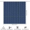 Ocean Wave Shower Curtain Sea Beach Coastal Bathroom Decor Blue Waterproof Fabric Liner