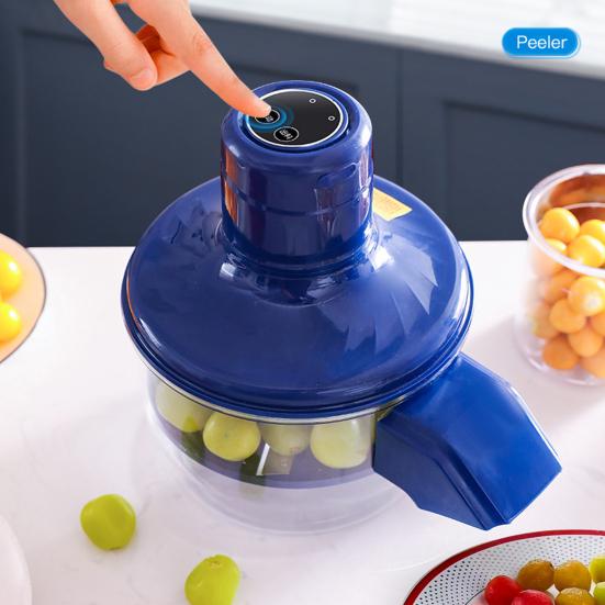 Elektrický loupací stroj na hrozny Automatický loupací stroj na ovoce a česnek USB dobíjecí Loupač na cherry rajčata Odstraňovač slupky Kuchyňský gadget