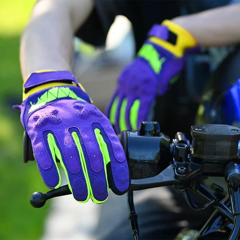 Vollfinger-Motorradhandschuhe für Herren, Touchscreen, Outdoor, Offroad-Sport, Fahrradschutz, Anti-Fall-Motorrad-Fingerhandschuhe