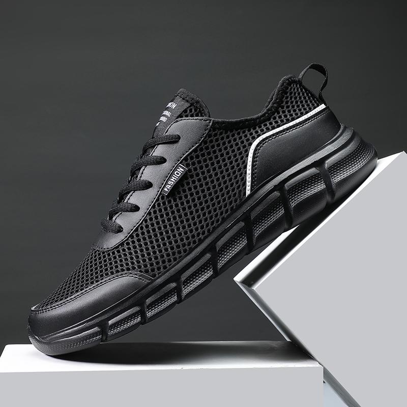 Lace-up Mesh Shoes 2024 Summer Men Sneakers Lightweight Men's Casual Shoes Walking Footwear Tenis Masculino Zapatillas Hombre