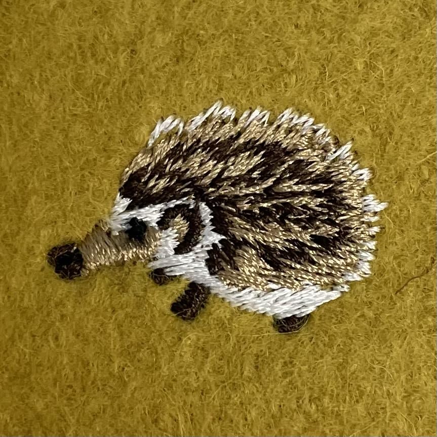 of Beret RICAMO BERET JOY Mustard [Sense Grace] Women's