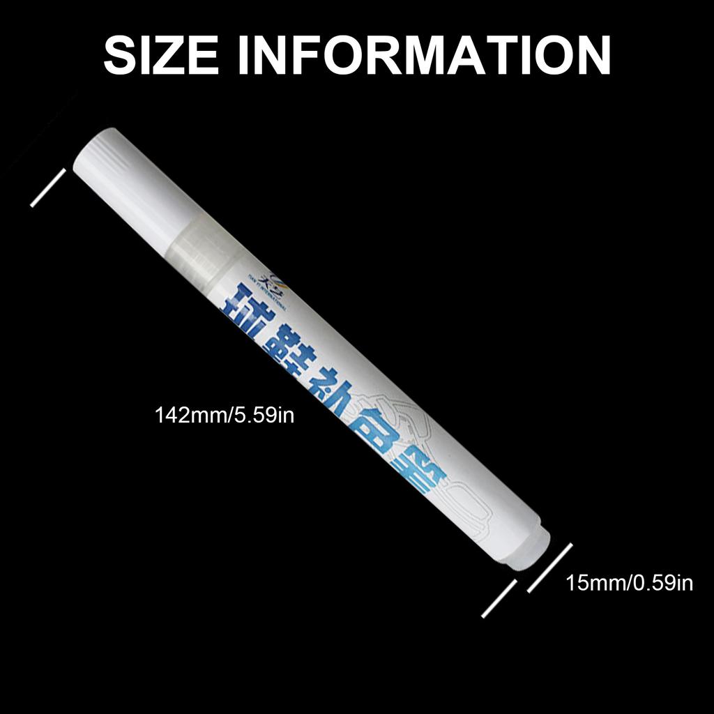 2 Pcs Shoes Repair Pen Sneaker Repair Pen Sneakers Whitening Pen Repair Complementary Color Shoe Whitener Marker