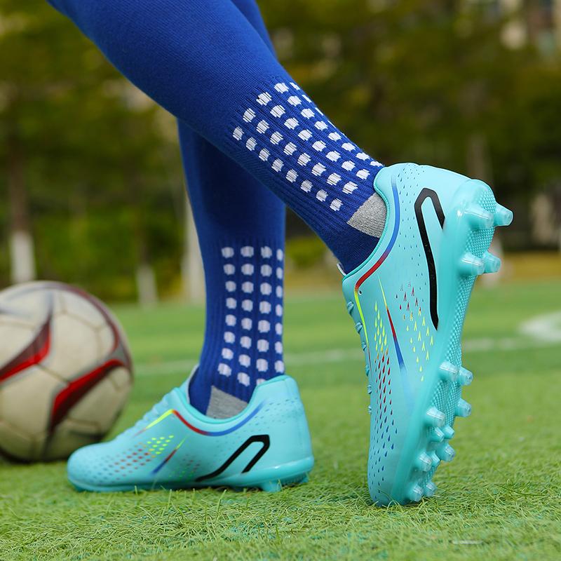 Mens Football Shoes Training Artificial Captain Football Shoes for Kids Boys Soccer Shoes
