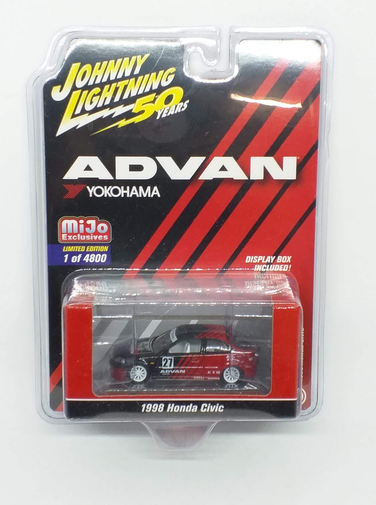

Специальный Johnny Lightning Honda Civic [Заказ Mijo] 1/64 1998#27 ADVAN/YOKOHAMA
