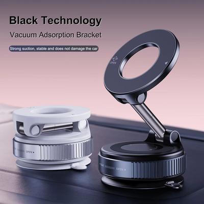 Nuovo supporto magnetico pieghevole per telefono da auto ad adsorbimento a vuoto supporto per telefono da navigazione dedicato con ventosa