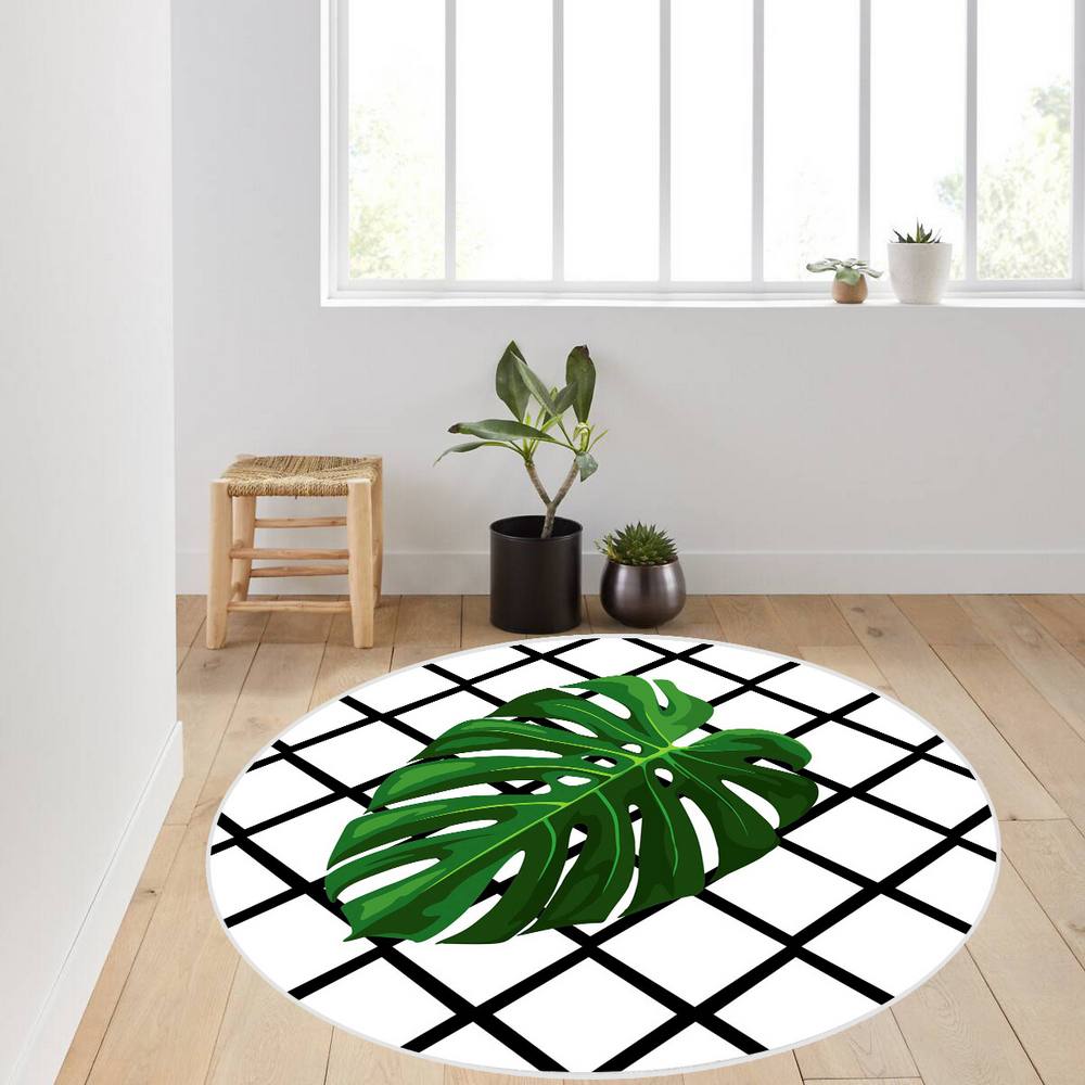 

Mosimoso Home RC1410 Ковер с принтом на подошве в горошек 100x100 cm