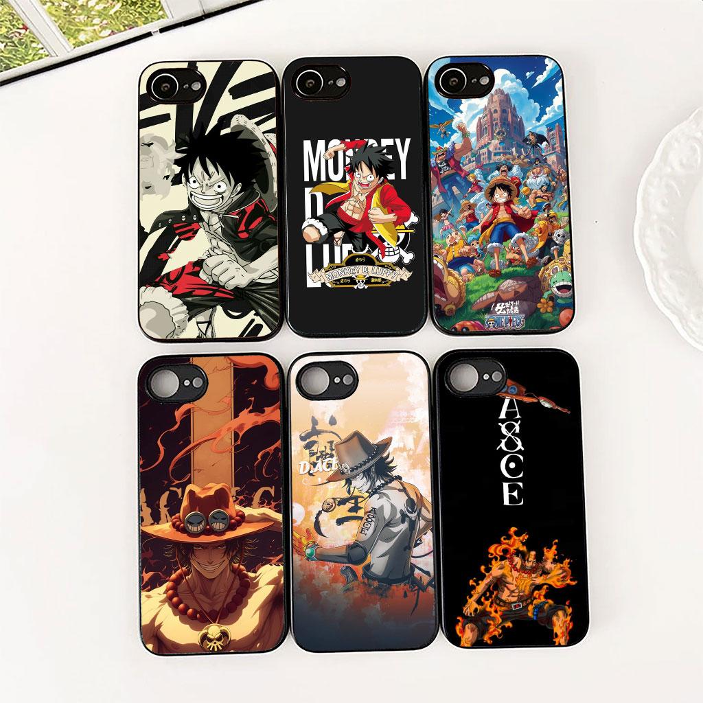 Phone Cover for Apple iPhone 17 Air 12 13 Pro Max Mini ProMax 7 + 8 Plus 7+ 8+ Soft Silicone Case Portgas D Ace One Pieces Luffy
