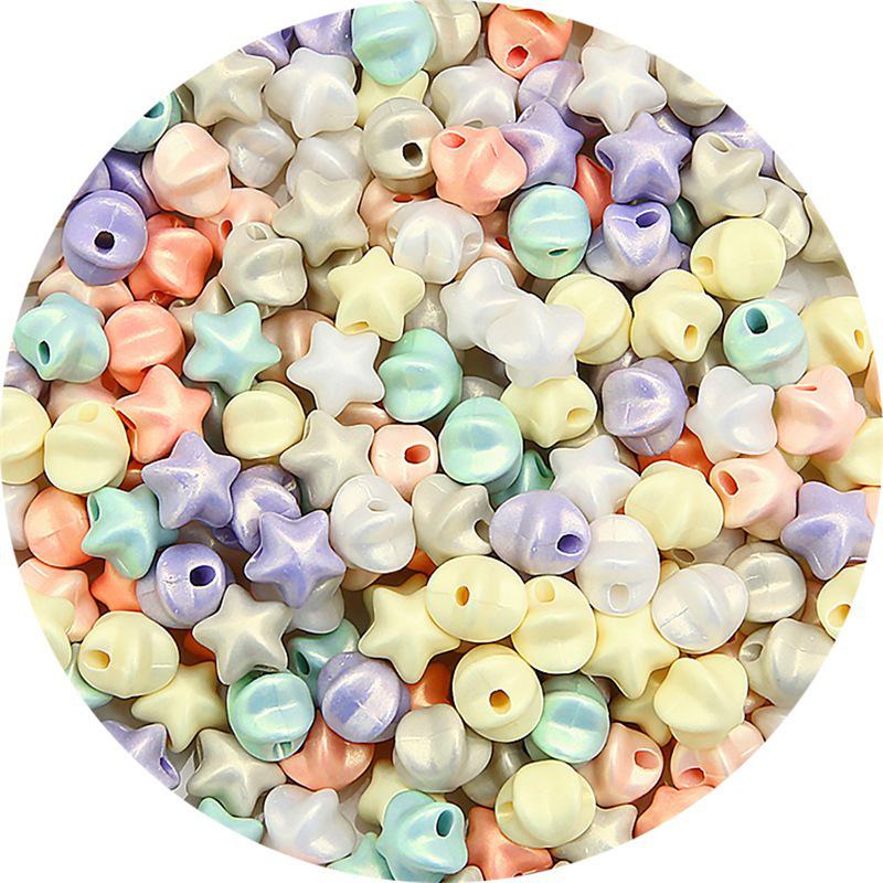 Macaron Acrylic Beads for DIY Jewelry Making - Straight Hole