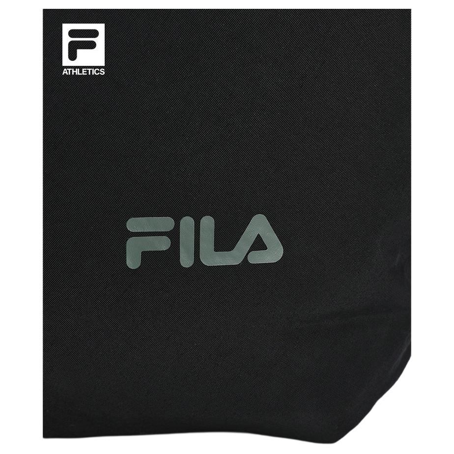 New FILA Fitness Fabric Dumpling Bag, Crossbody Bag, Shoulder Bag Mini Women's Pitch Black A13W531163FBK