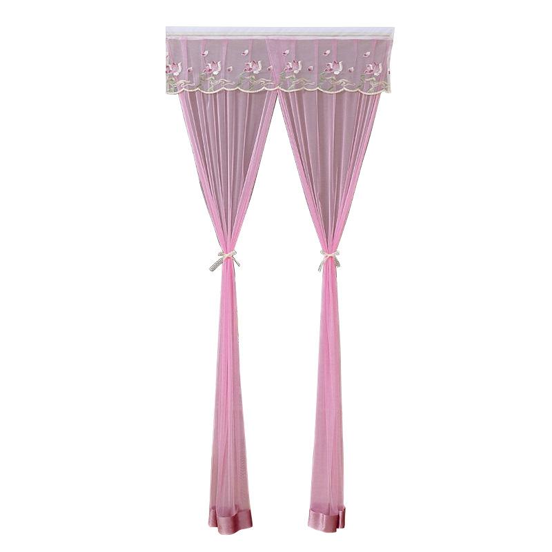 

1шт противомоскитная занавеска для двери, сетчатая занавеска, перегородка, кружевная однослойная тюль, занавеска для двери