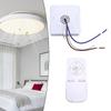 Smart Ceiling Fan Light with Remote Controller 100W Receiver Efficient LED Lighting 30W 50W Input Voltage 180 265V AC