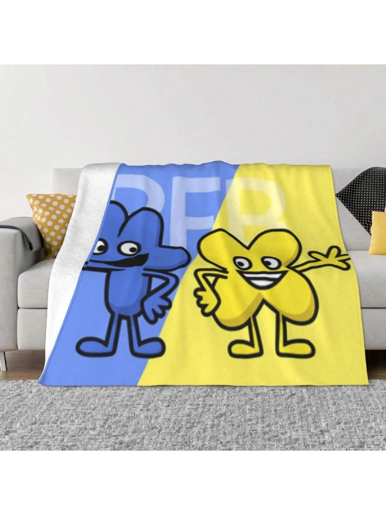 

BFB 4 And X Design An Ultra-Soft Micro Fleece Blanket 75X95CM серый