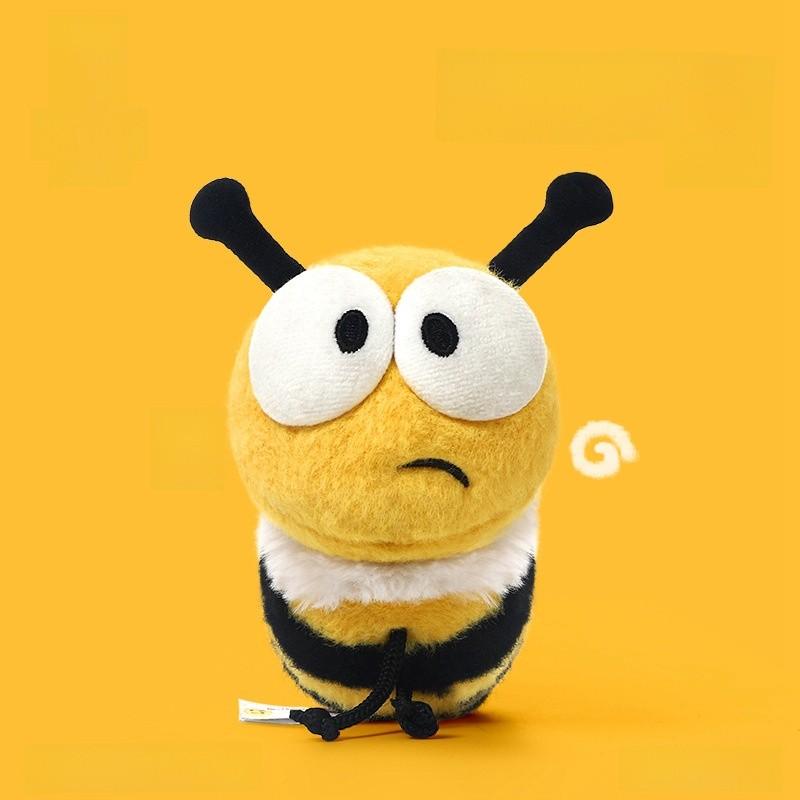 Cute Cartoon Bee Mosquito With Big Eyes Plush Toy Pendant Keychain For Kids Bedroom And Playtime
