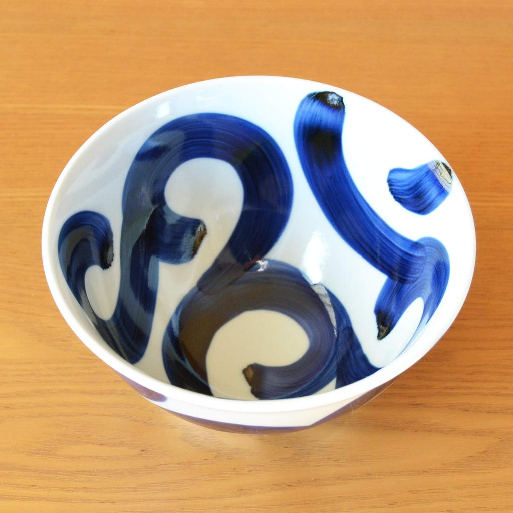 Stylish Donburi Bowl, Noodle Bowl, Rice Bowl, Dishware, Arita Ware, Hasami Ware, Large, 15.8cm, Made In Japan