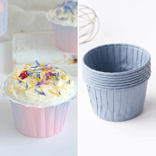 100 st Fettavvisande Pappersformar för Muffin och Cupcake, Muffinformar, Bakformar, Muffinformar, Kakformar, Baktillbehör, Kökskakformar, Pappersformar, Cupcake