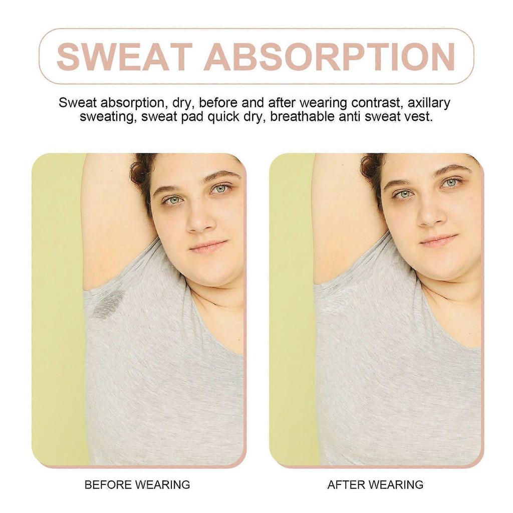 1pc Underarm Sweat Pad Vest Armpit Sweat Vest Sweat Absorbent Shield Vest