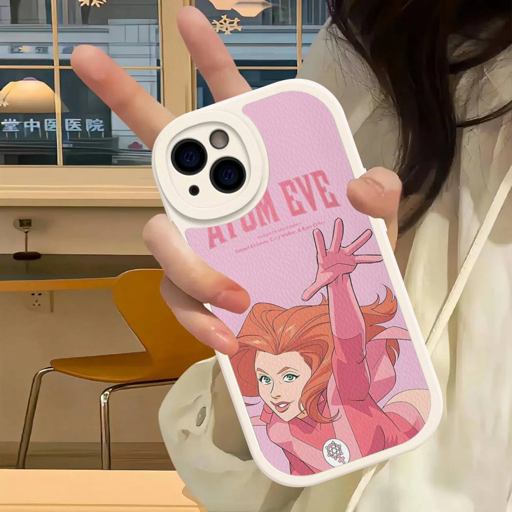 

Popular Superhero Series I-Invincible Phone Case For IPhone 16 15 14 13 12 11 Pro Max Plus 16E Soft Leather Cover iphone 12