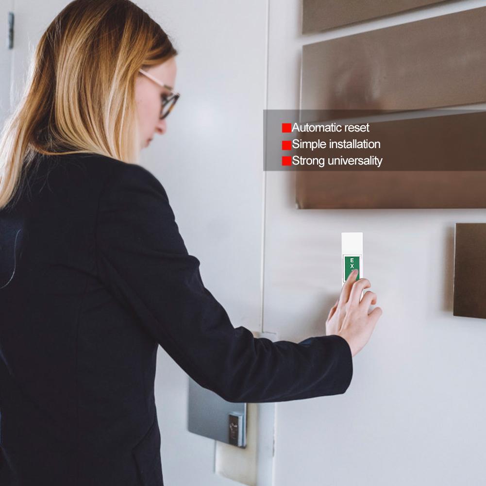 5pcs 12VDC/24VDC Mini Electric Emergency Exit Switch Door Open Manual Push Button