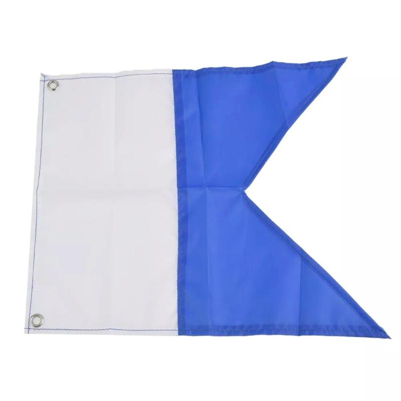 Universals Scubas Dive Flags International Sign Scubas Diving Boats Flags for Snorkeling, Diving, Underwater Activities
