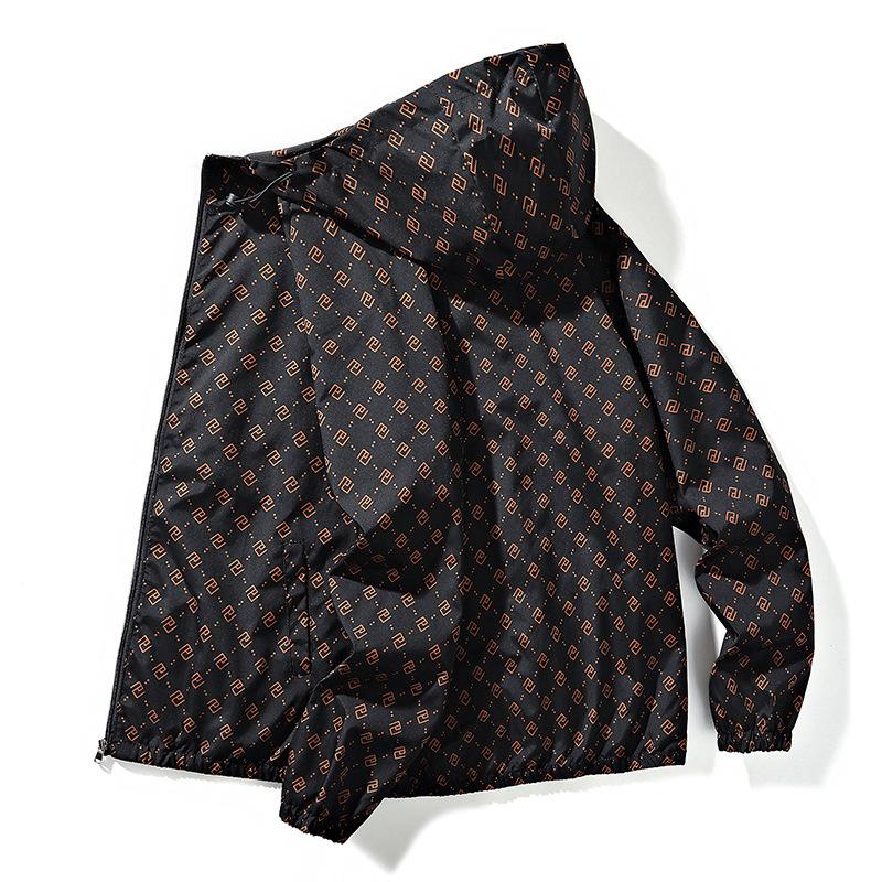 

Весенне-осенняя куртка тонкая молодежная мужская повседневная куртка корейская версия универсальная с капюшоном мужская 4XL