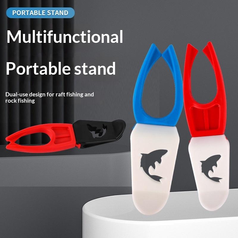 2Pcs/Set Easy Carrying Fishing Rod Stands Feature Slip Resistant Design For Quick Bucket Mounting Fishing Equipment