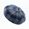 Women S Artistic Plaid Beret Japanese Style Autumn Winter Sweet Fashion Hat