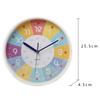 10inch Colorful Wall Clocks Silent Movement Teaching Clock For Classroom Playroom Nursery Bedrooms Kids Room